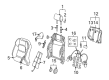 Diagram for Audi Seat Switch - 8P4-881-671-8X5