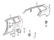 Diagram for Audi Allroad Quattro Fuel Door - 4B0-809-905-A