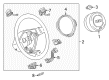 Diagram for Audi A5 Quattro Steering Wheel - 8K0-419-091-DR-OIH