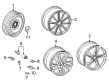 Diagram for Audi RS5 Sportback Alloy Wheels - 8W0-601-025-CH