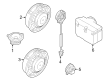 Diagram for Audi Car Speakers - 11A-035-415-A