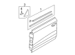 Diagram for Audi RS7 Door Moldings - 4G8-853-283-B-2ZZ