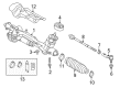 Diagram for Audi A3 Rack And Pinion - 5Q1-423-055-M