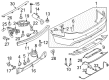 Diagram for Audi A6 Bumper Cover - 4F5-807-303-E-X7W