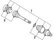 Diagram for Audi 200 CV Boot - 447-498-203