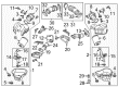 Diagram for Audi A8 Quattro Air Duct - 4H0-129-627-P