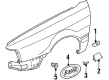 Diagram for Audi 90 Emblem - 8A0-853-621-2ZZ