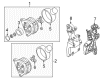Diagram for Audi TTS Quattro Alternator - 03L-903-023-X