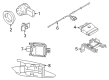 Diagram for Audi Q4 e-tron Sportback Parking Assist Sensor - 2Q0-907-686-G