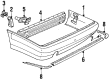 Diagram for Audi V8 Quattro Bumper Cover - 441-807-301-D-GRU
