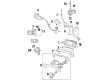 Diagram for Audi 100 Door Latch Assembly - 441-837-016