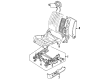 Diagram for Audi V8 Quattro Seat Motor - 433-959-761