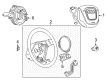 Diagram for Audi RS4 Steering Wheel - 8P0-419-091-BA-1ZH