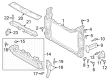 Diagram for Audi Radiator Support - 4KE-805-594