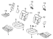 Diagram for Audi Q7 Seat Cushion - 4L0-883-376-C