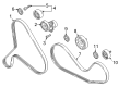 Diagram for Audi RS5 Timing Belt Idler Pulley - 06M-903-341-D