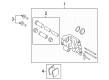 Diagram for Audi R8 Parking Brake Cable - 420-609-722-D