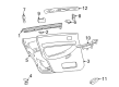 Diagram for Audi S4 Door Moldings - 8D0-867-419-K-6MS