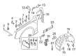 Diagram for Audi Q3 Emblem - 8N0-853-601-A