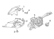 Diagram for Audi Windshield Wiper Switch - 80A-907-129-BR