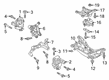 Diagram for Audi Front Cross-Member - 80A-399-262-BD