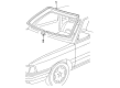 Diagram for Audi 200 Sun Visor - 441-857-552-A-8RJ