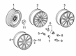 Diagram for Audi Alloy Wheels - 8W0-601-025-DF