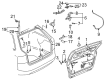 Diagram for Audi Door Latch Assembly - 4B9-827-505-N