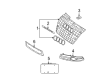 Diagram for Audi Grille - 8E0-853-651-M-1QP