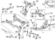 Diagram for Audi Crossmember Bushing - 4G0-505-145-F