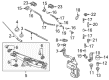 Diagram for Audi A3 Wiper Arm - 8V1-955-407-D-1P9