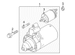 Diagram for Audi Starter Solenoid - 0AH-911-287-A