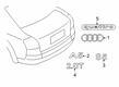 Diagram for Audi RS5 Emblem - 8W6-853-742-A-T94