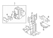 Diagram for Audi ABS Pump And Motor Assembly - 8E0-614-111-S