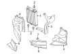 Diagram for Audi Air Deflector - 4F0-121-333