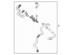 Diagram for Audi SQ6 e-tron Coolant Pipe - 85E-121-563