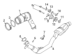 Diagram for Audi SQ8 Exhaust Pipe - 4M0-254-202-A