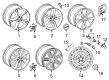 Diagram for Audi A6 Spare Wheel - 4G0-601-027-E