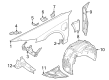 Diagram for Audi e-tron GT Wheelhouse - 4J3-810-908-D