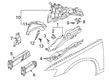 Diagram for Audi S8 Frame Rail - 4N0-805-536-D