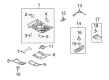 Diagram for Audi Q7 Interior Lights - 4L0-947-163-6PS