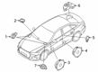 Diagram for Audi Car Speakers - 4N0-035-398