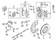 Diagram for Audi S5 Brake Pads - 8W0-698-151-BD