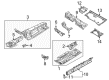 Diagram for Audi A7 Quattro Front Cross-Member - 4G0-810-254-A