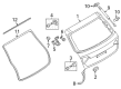 Diagram for Audi Liftgate Lift Support - 8R0-827-552-A
