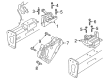 Diagram for Audi Q3 Differential Mount - 5QA-199-555-F