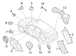 Diagram for Audi S3 Car Speakers - 8V0-035-399-C