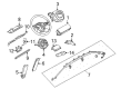 Diagram for Audi S6 Air Bag Sensor - 4B0-959-643-E