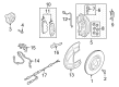 Diagram for Audi Hydraulic Hose - 83A-611-707-B