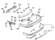 Diagram for Audi Q7 Bumper Cover - 4L0-807-434-L-GRU